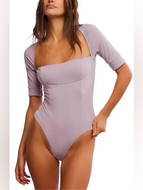 Free People Intimately - Everly Square Neck Bodysuit